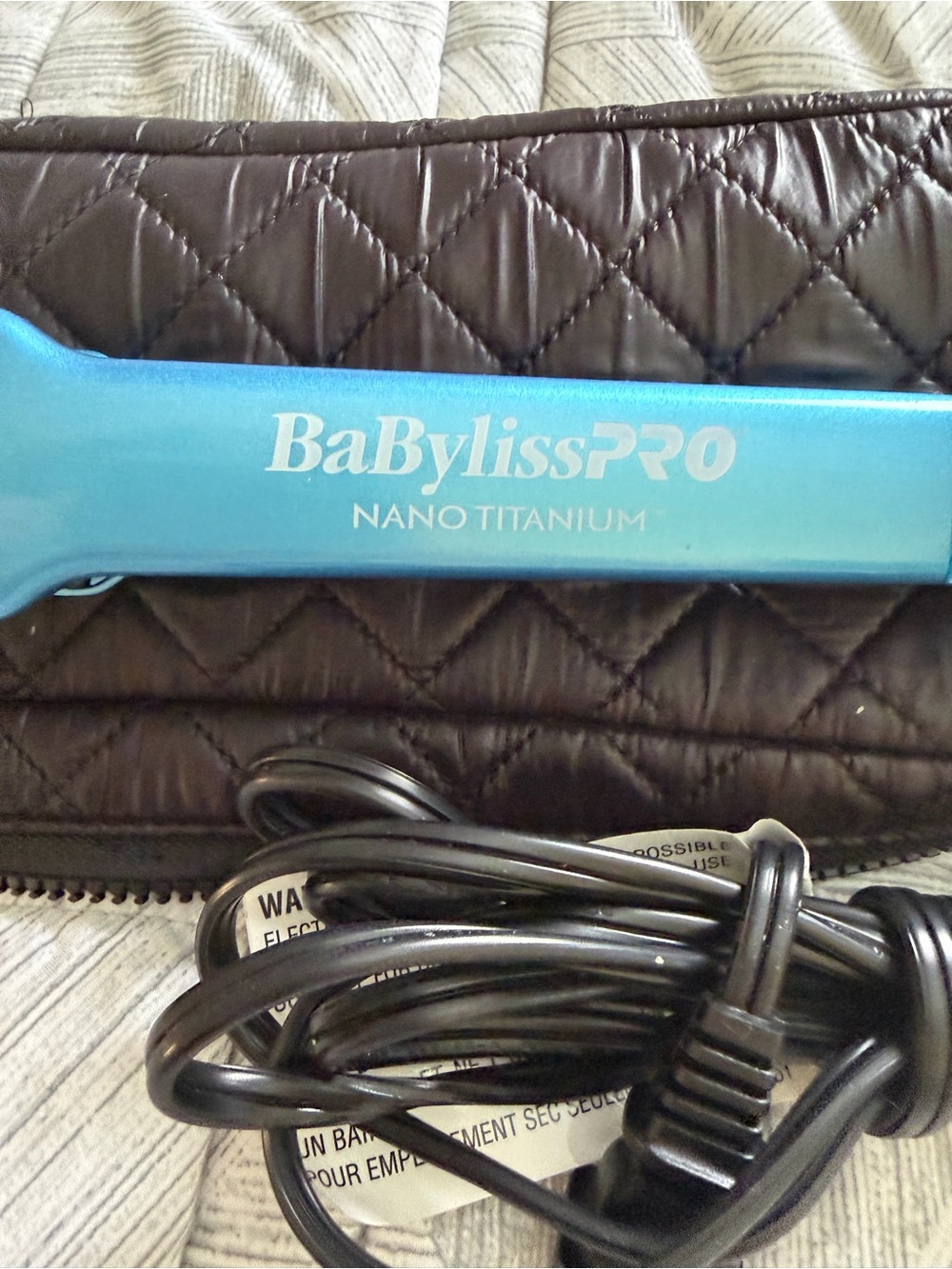 BaBylissPRO Nano Titanium Hair Straightener - Blue